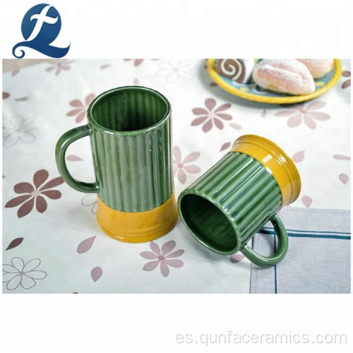 Taza de cerámica impresa personalizada al por mayor de las tazas de té del café